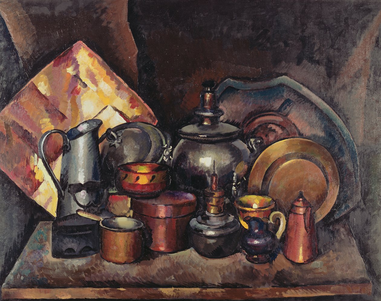 Natura morta con samovar, 1920 da Ilya Ivanovich Mashkov