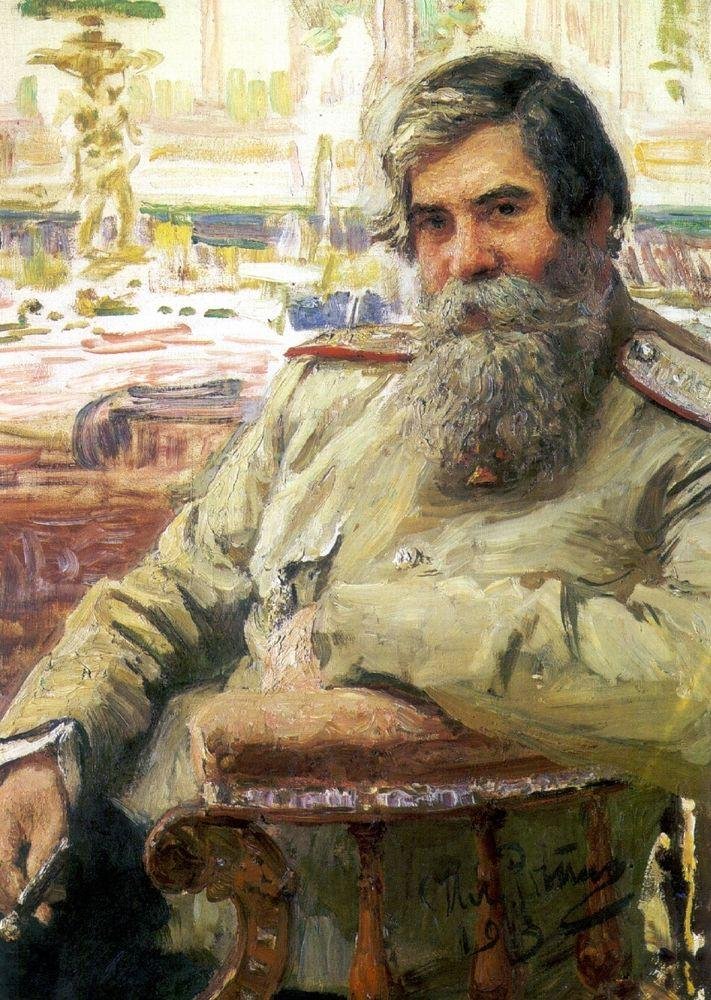 Ritratto del neurofisiologo e psichiatra Vladimir Mikhailovich Bekhterev da Ilya Efimovich Repin