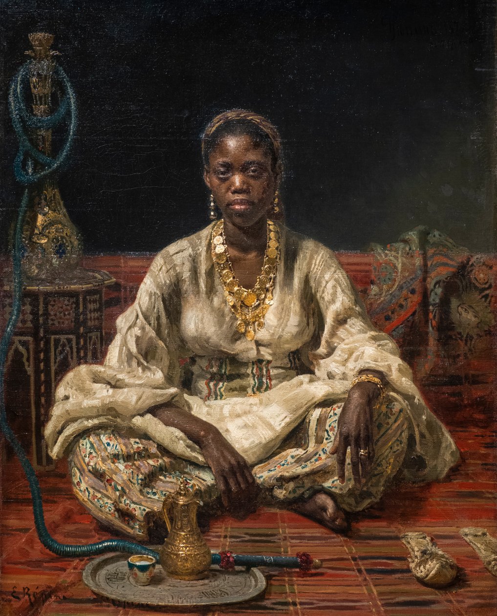 DONNA NERA da Ilya Efimovich Repin