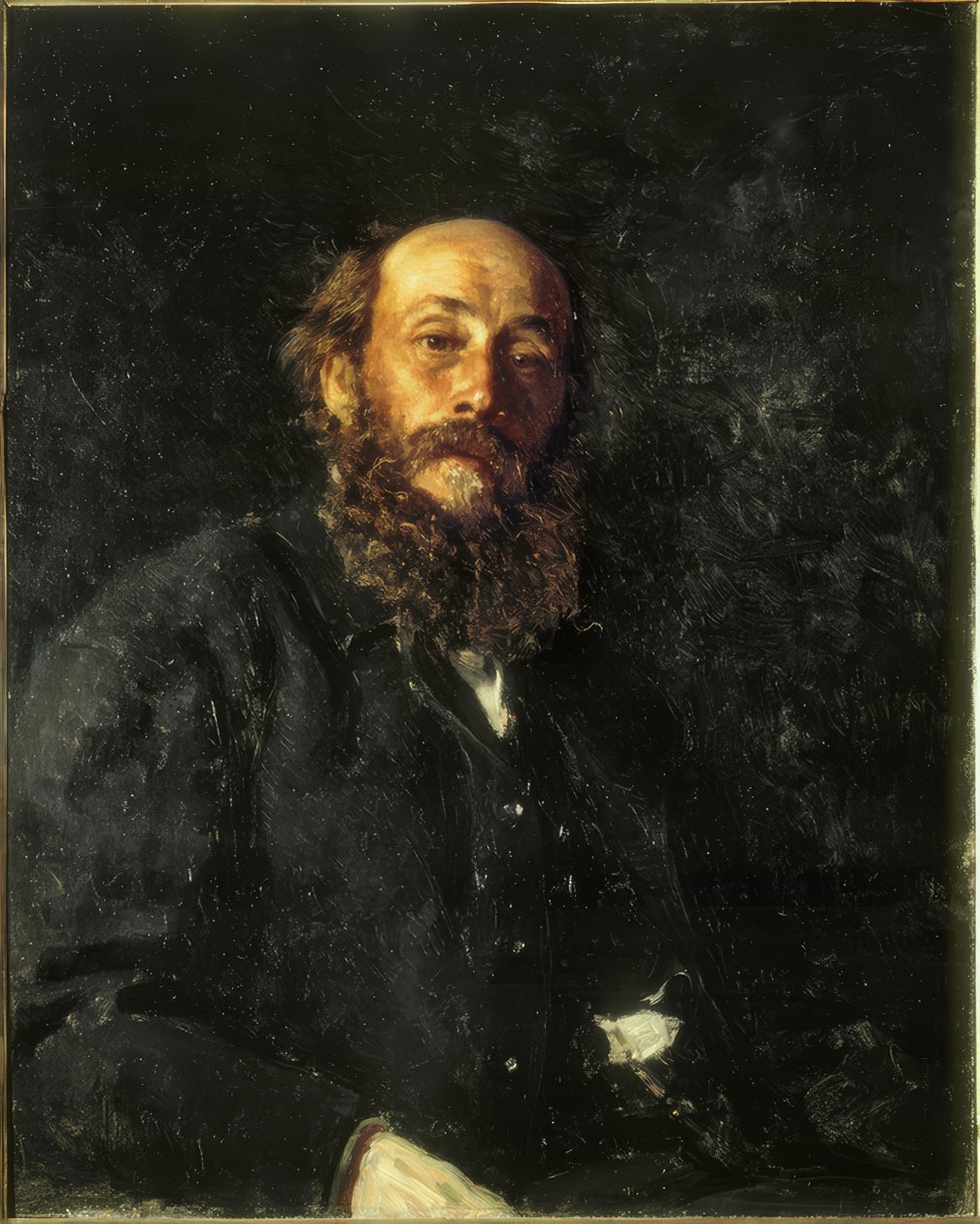 Ritratto del pittore Nikolai Gay da Ilya Efimovich Repin