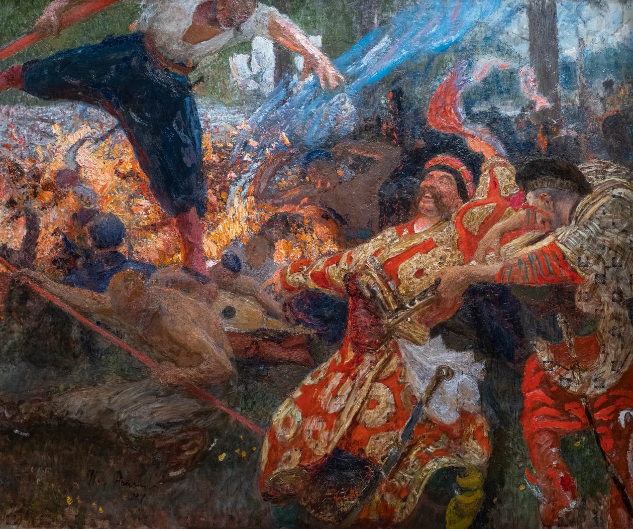 Gopak. Danza dei cosacchi zaporoghi da Ilya Efimovich Repin