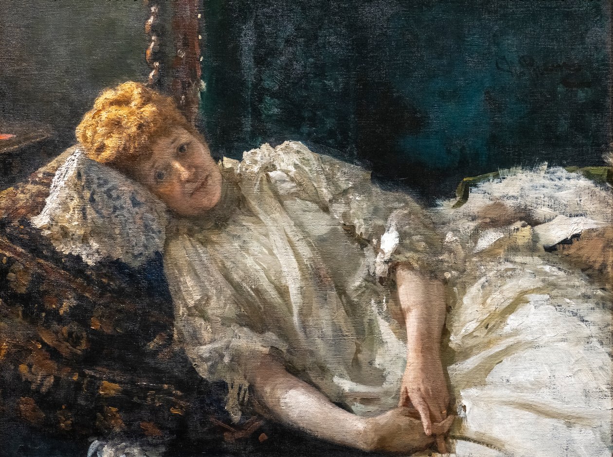Louise de Riquet, contessa di Mercy-Argenteau da Ilya Efimovich Repin