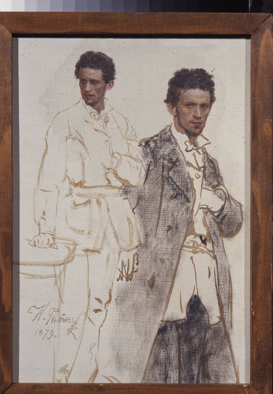 Ritratto di Nikolai Ventsel da Ilya Efimovich Repin