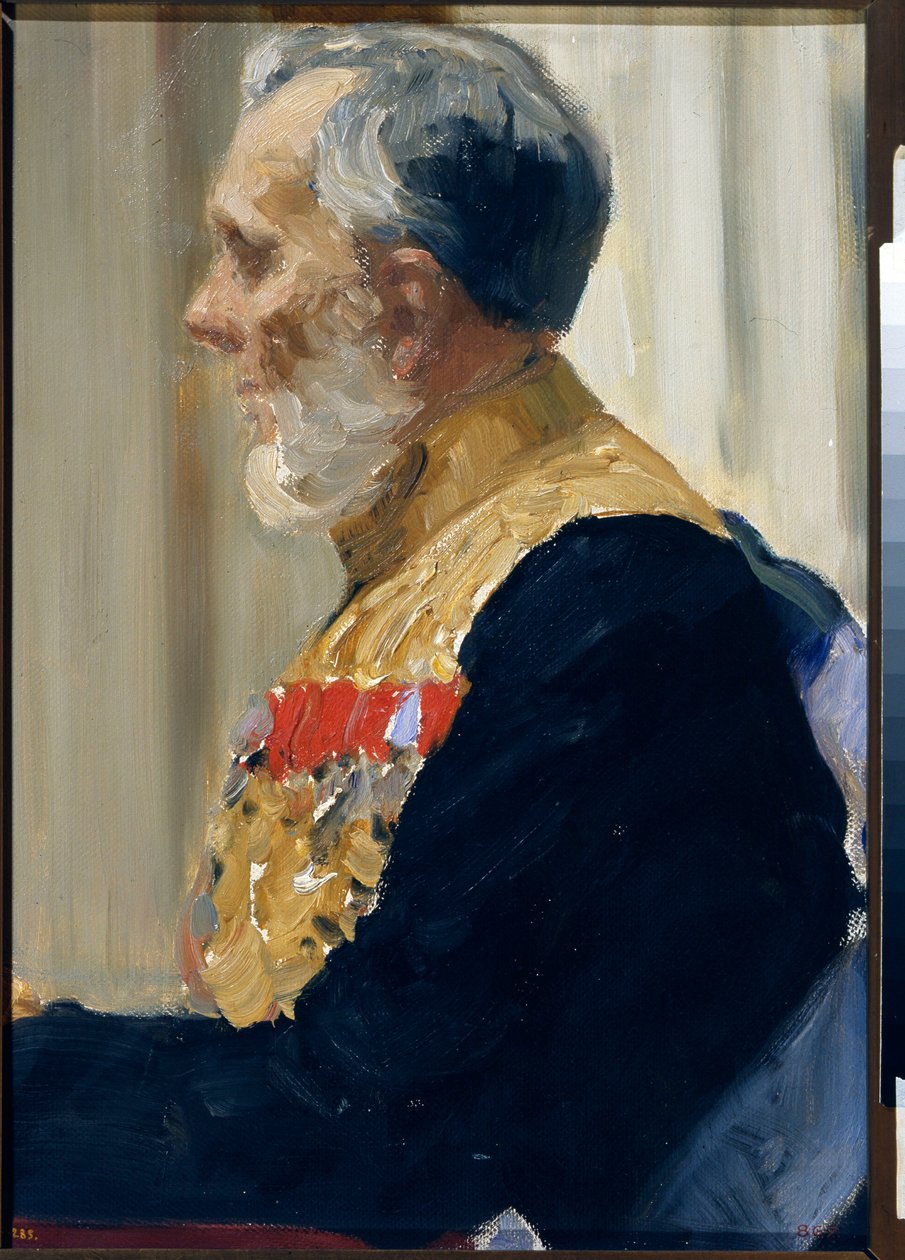 Ritratto del conte Constantin Ivanovich von der Pahien da Ilya Efimovich Repin