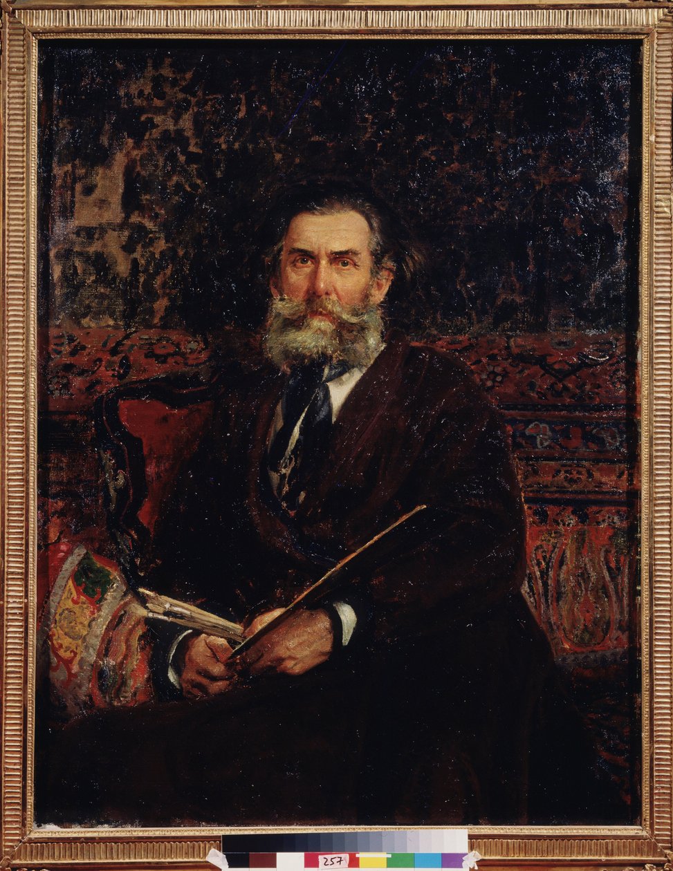 Ritratto del pittore Alexei Bogolyubov da Ilya Efimovich Repin
