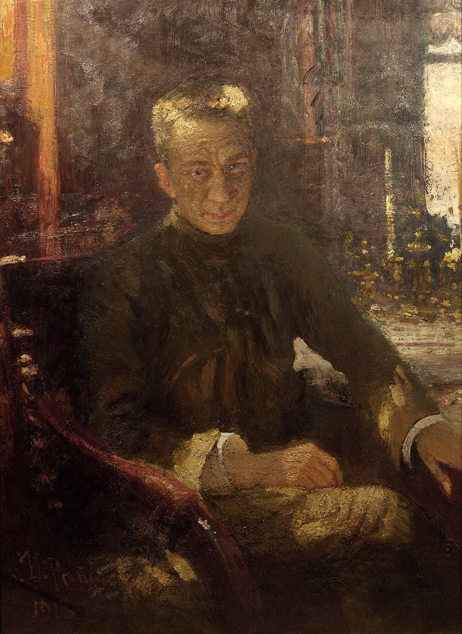 Ritratto di Alexander Kerensky 1881-1970, 1917-1918 da Ilya Efimovich Repin