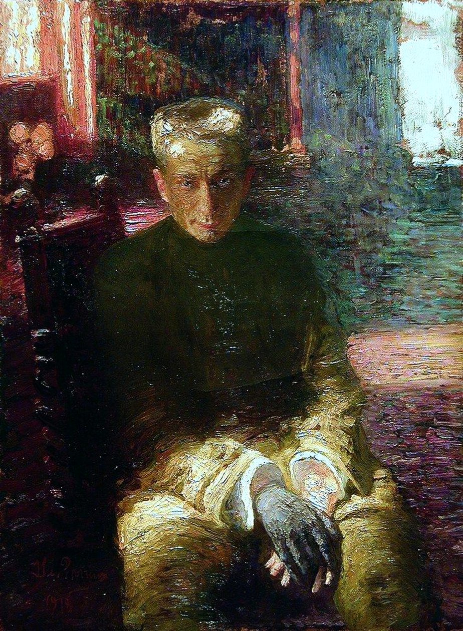 Ritratto di Alexander Kerensky da Ilya Efimovich Repin