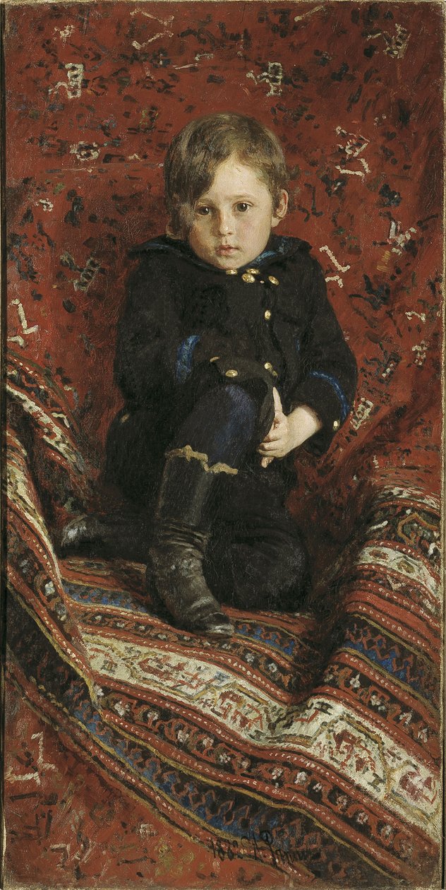 Ritratto di Yury Repin, il figlio dell