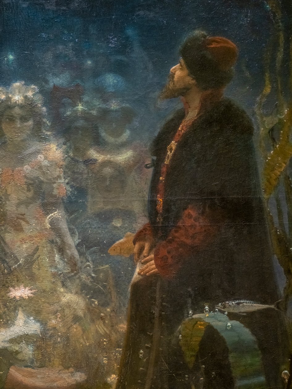 Sadko nel regno sottomarino (dettaglio) da Ilya Efimovich Repin