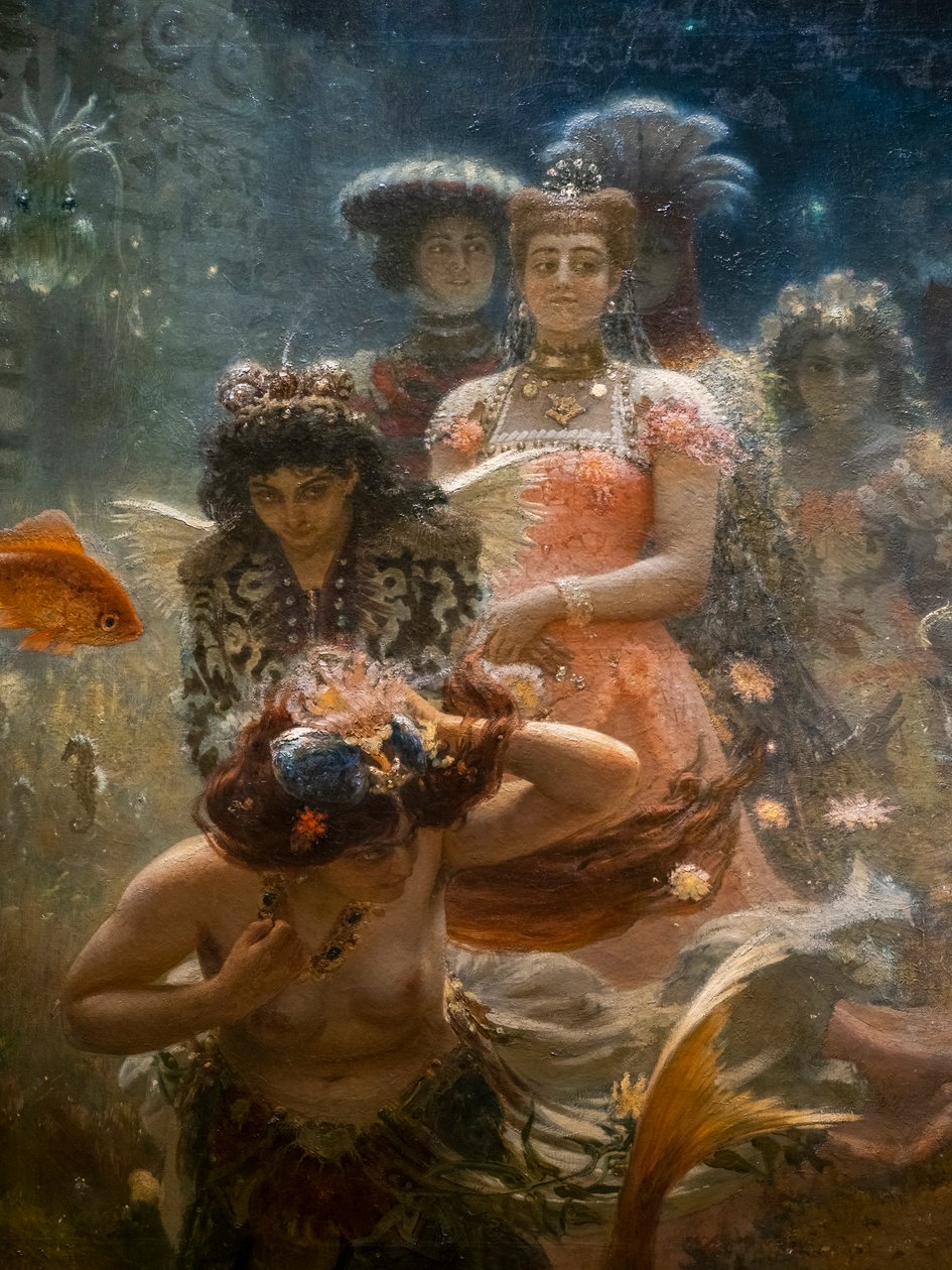 Sadko nel regno sottomarino (dettaglio) da Ilya Efimovich Repin