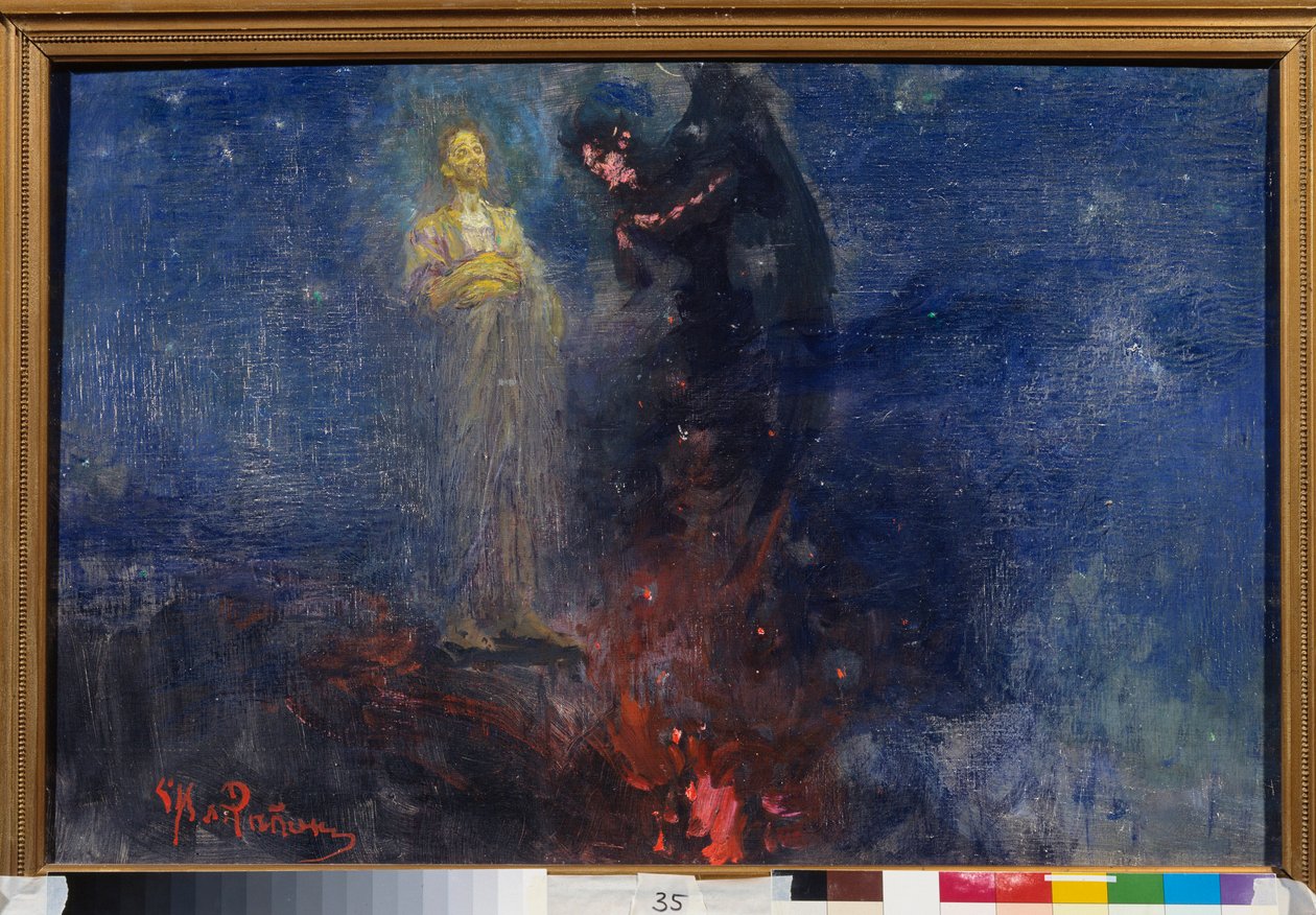 Vattene, Satana! da Ilya Efimovich Repin