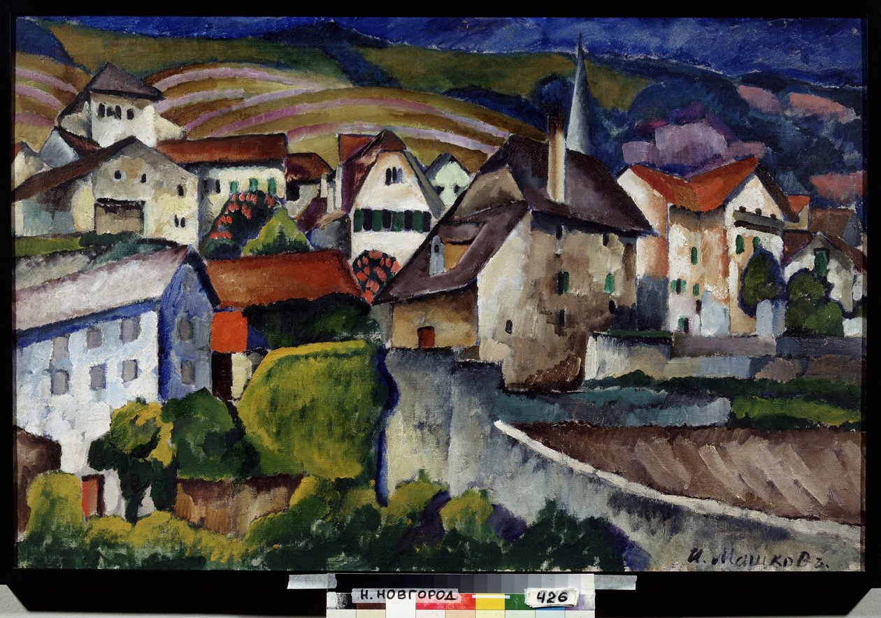 Una piccola città in Svizzera da Ilya Ivanovich Mashkov