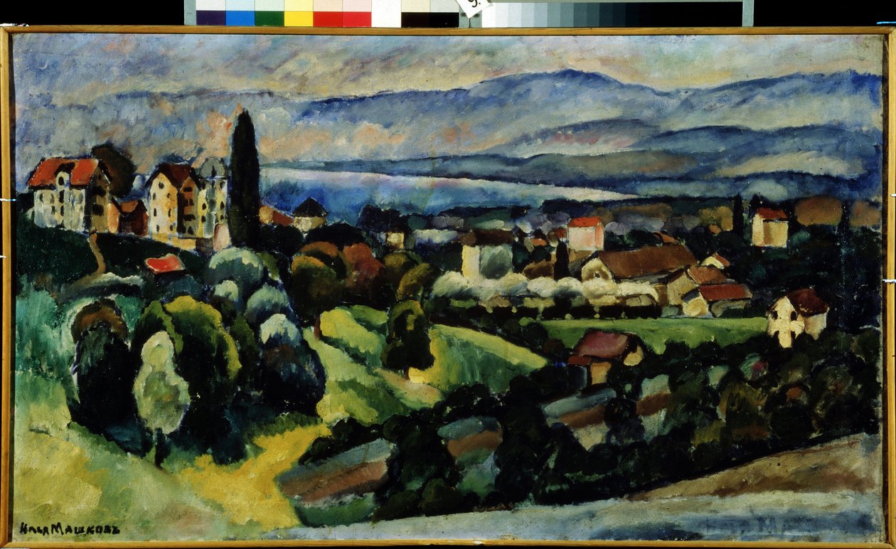 Veduta della città di Nervi (Italia) da Ilya Ivanovich Mashkov