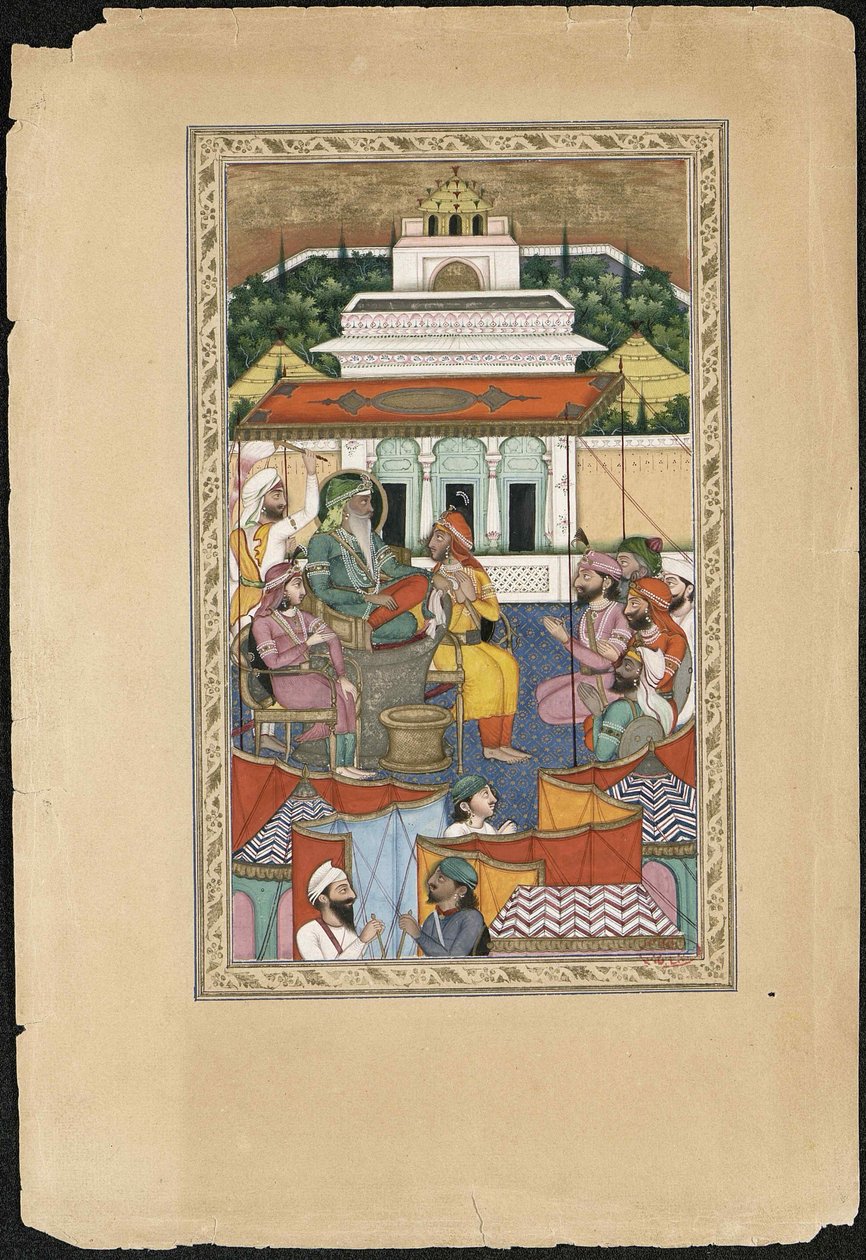 Maharaja Ranjit Singh, 1841 da Imam Bakhsh Lahori