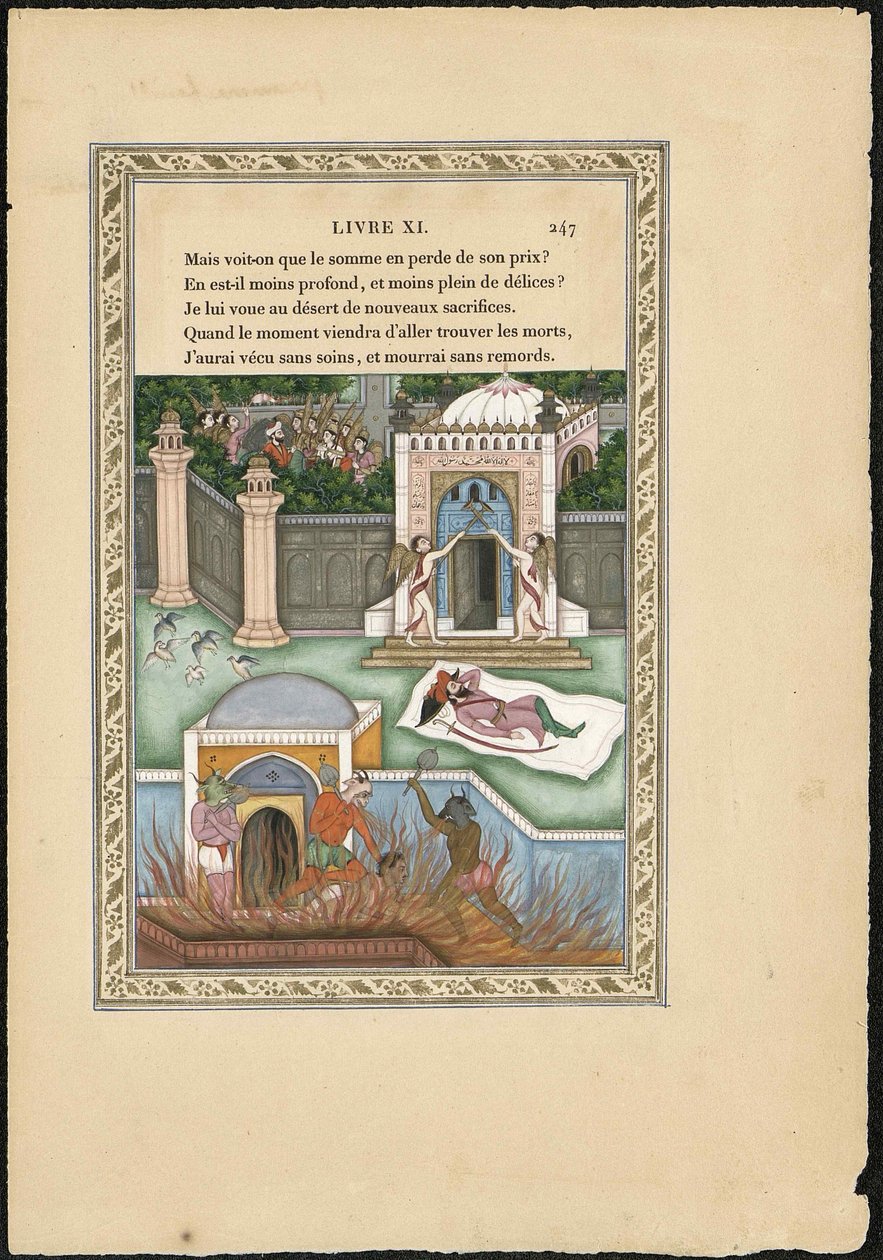 Il sogno del Mogol, 1837-1839 da Imam Bakhsh Lahori