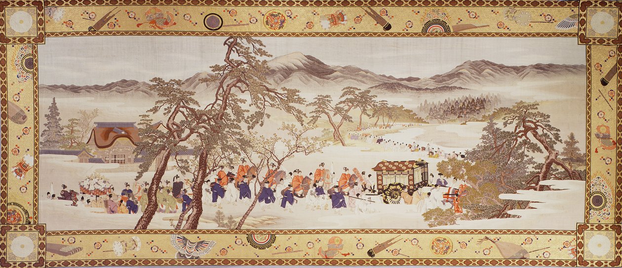 Processione festiva, c.1890-93 da Imao & Yugyo Morizumi (1856 1928) Keinen
