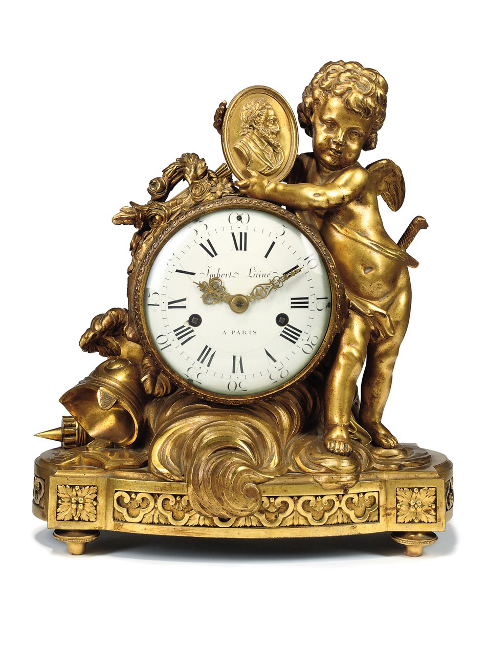 Orologio da camino Luigi XVI, fine XVIII secolo da Imbert l Aine