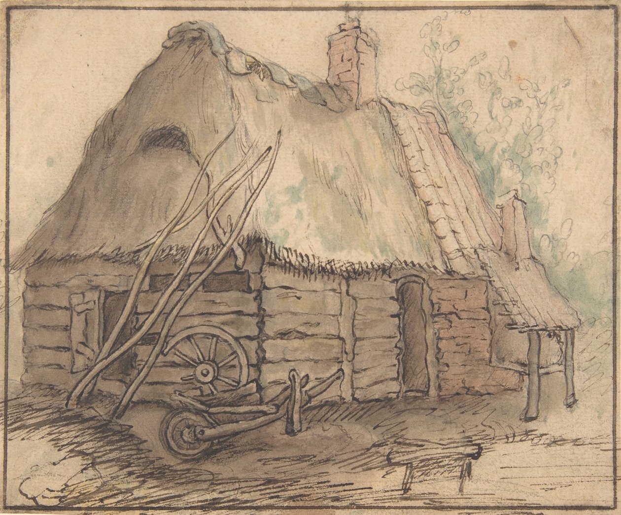 Edificio Agricolo da In the manner of Abraham Bloemaert.