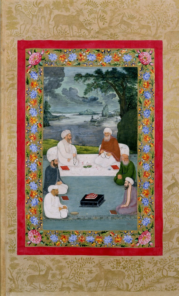 Ms E-14 Conversazione mistica tra sceicchi sufi da Indian School