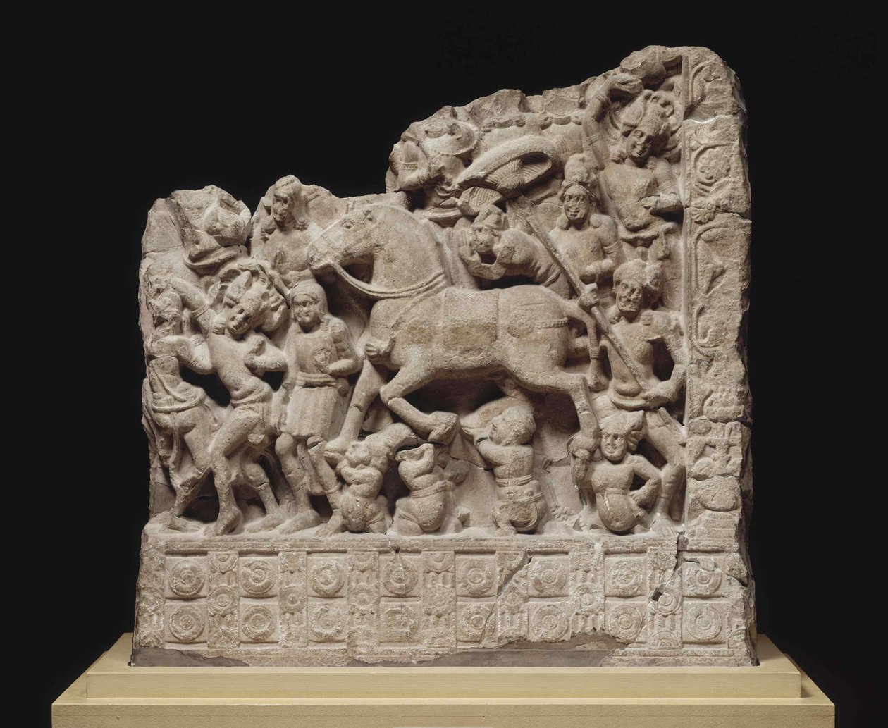 La grande partenza di Siddhartha Gautama, 2° secolo d.C. da Indian Art.