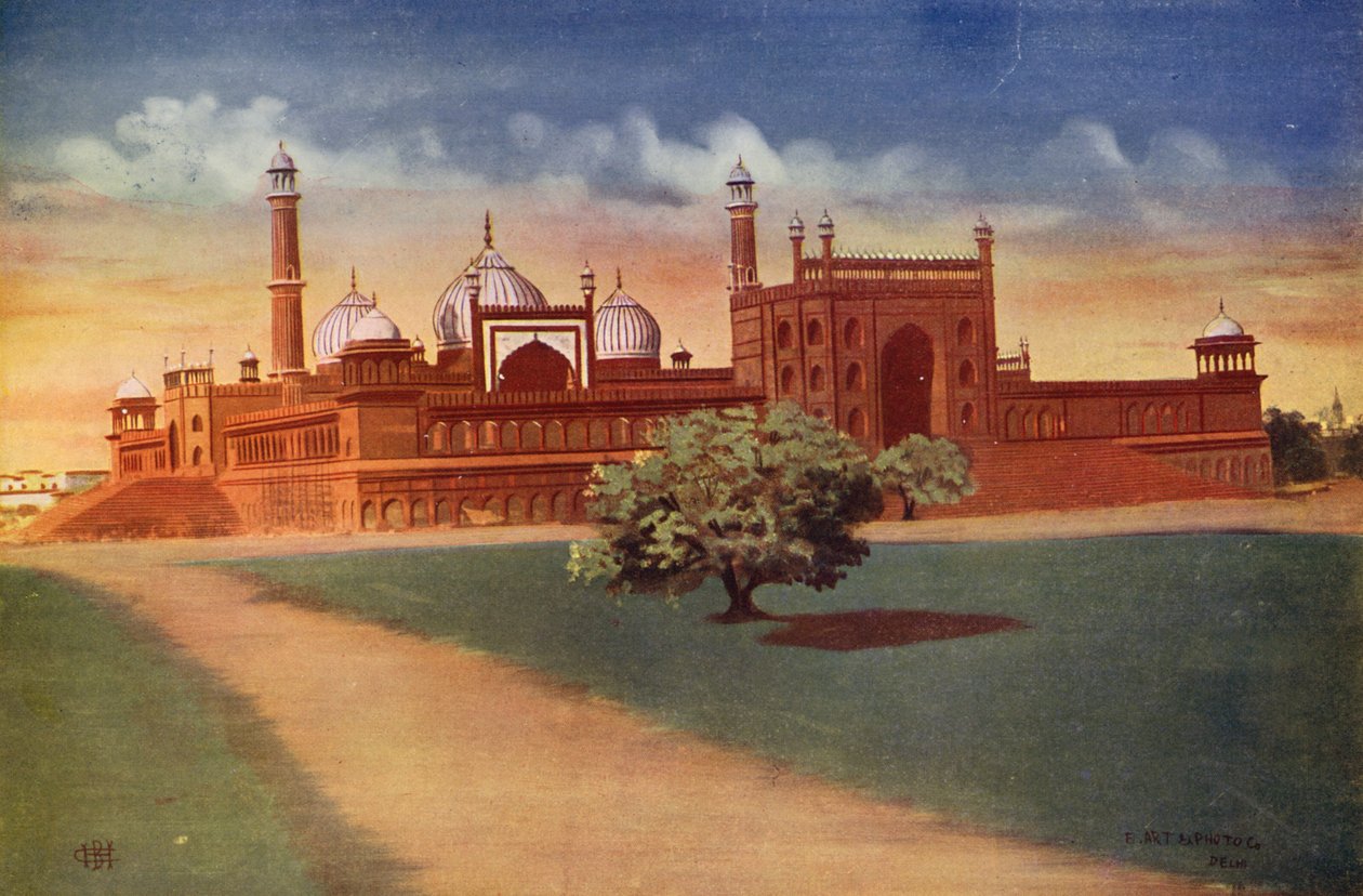 Jama Musjid, Delhi (foto a colori) da Indian photographer