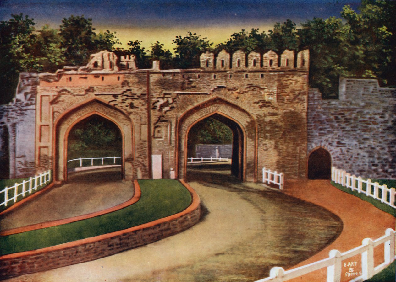 Porta Kashmeri, Delhi (foto a colori) da Indian photographer
