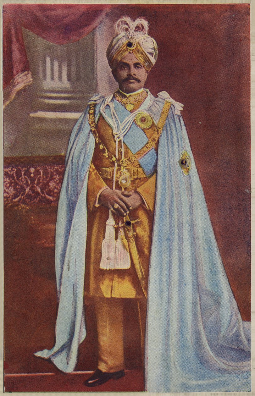 Sree Krishna Wadiyar Bahadur (foto a colori) da Indian photographer