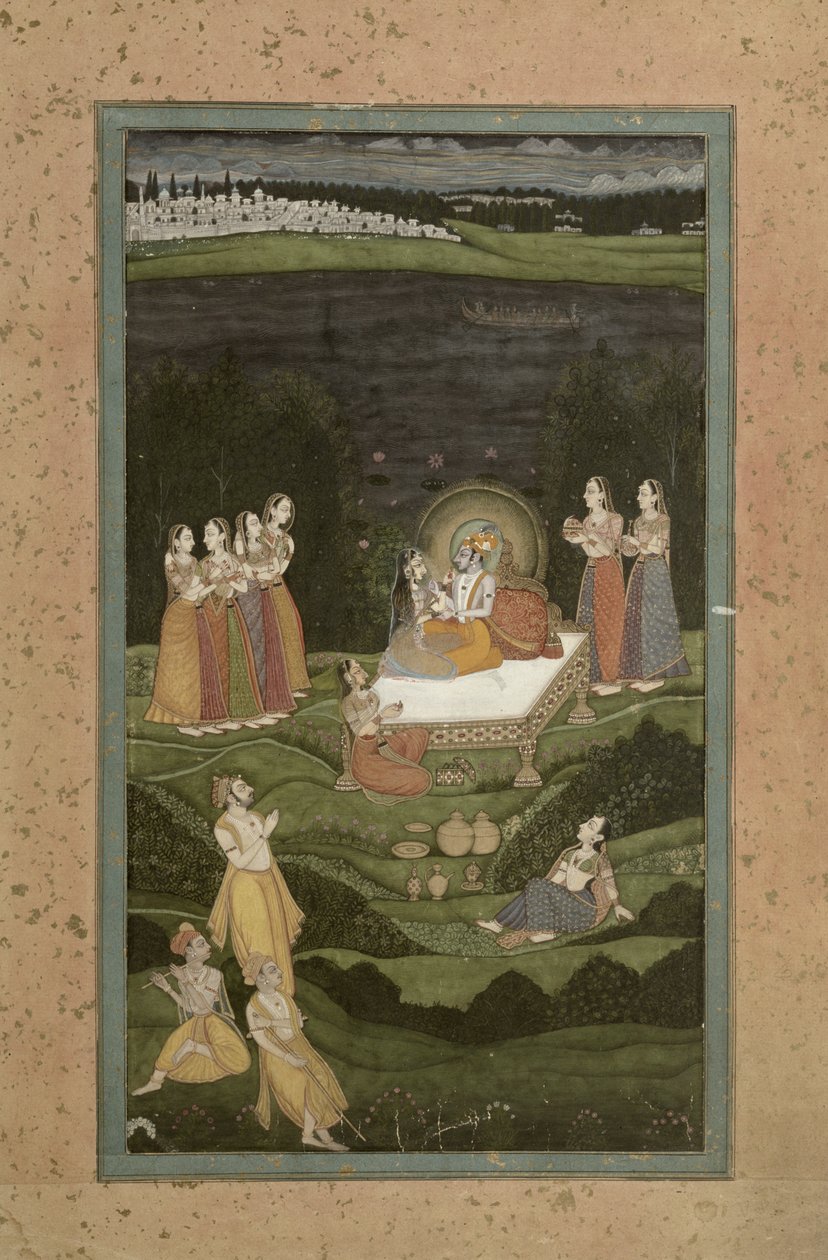 Tambula-Seva, Krishnagar, Bengala Occidentale, 1750 da Indian School