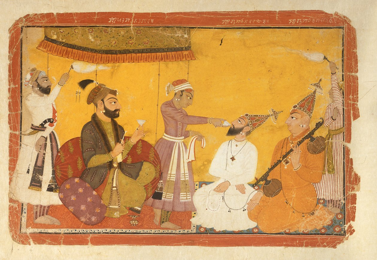 Gosain Narayan prende veleno alla presenza dell
