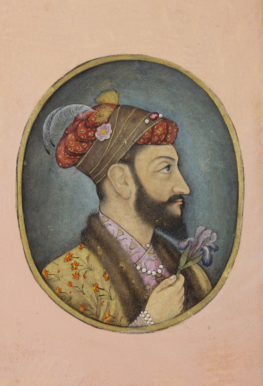 Aurangzeb Bahadur che tiene un