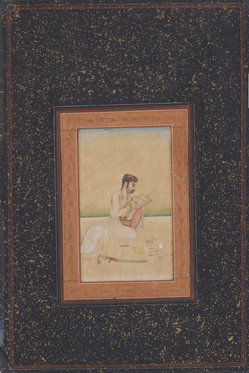 Behzad il pittore con gli occhiali da Indian School