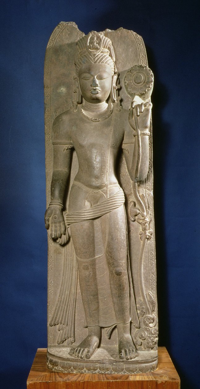 Bodhisattva Padmapani, Nalanda, Bihar, Dinastia Pala da Indian School