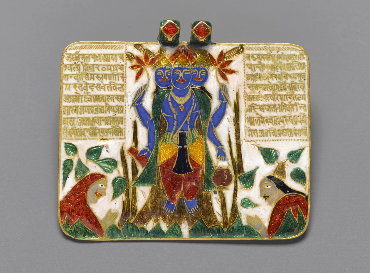 Pendente di Brahma, fine XVIII secolo da Indian School