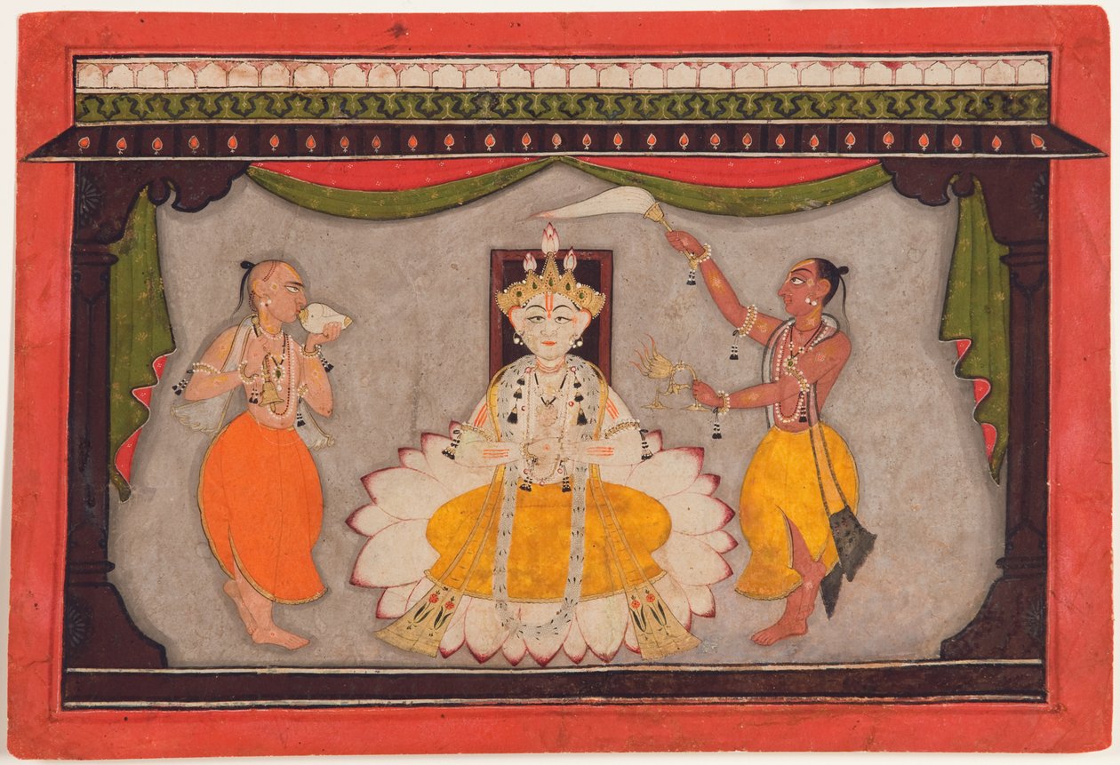 Buddha avatar di Vishnu, c.1700 da Indian School