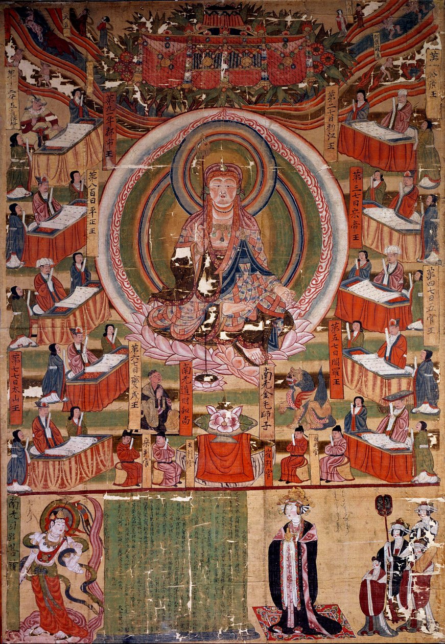 Buddhismo: Il Bodhisattva Ti-tsang, Maestro delle Sei Condizioni e Dieci Re dell