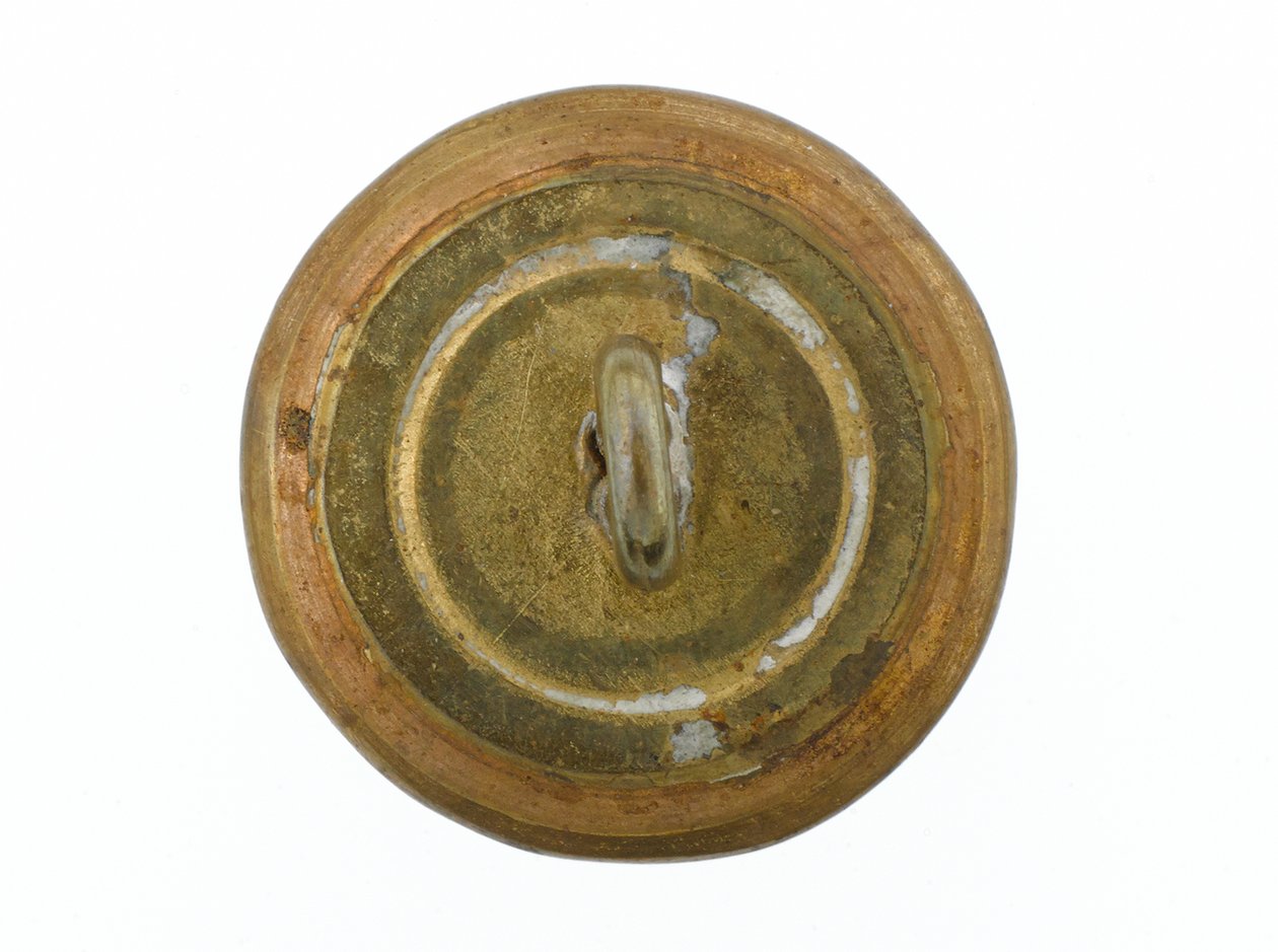 Bottone, Corpo di Stato Maggiore di Madras, 1876-1891 da Indian School
