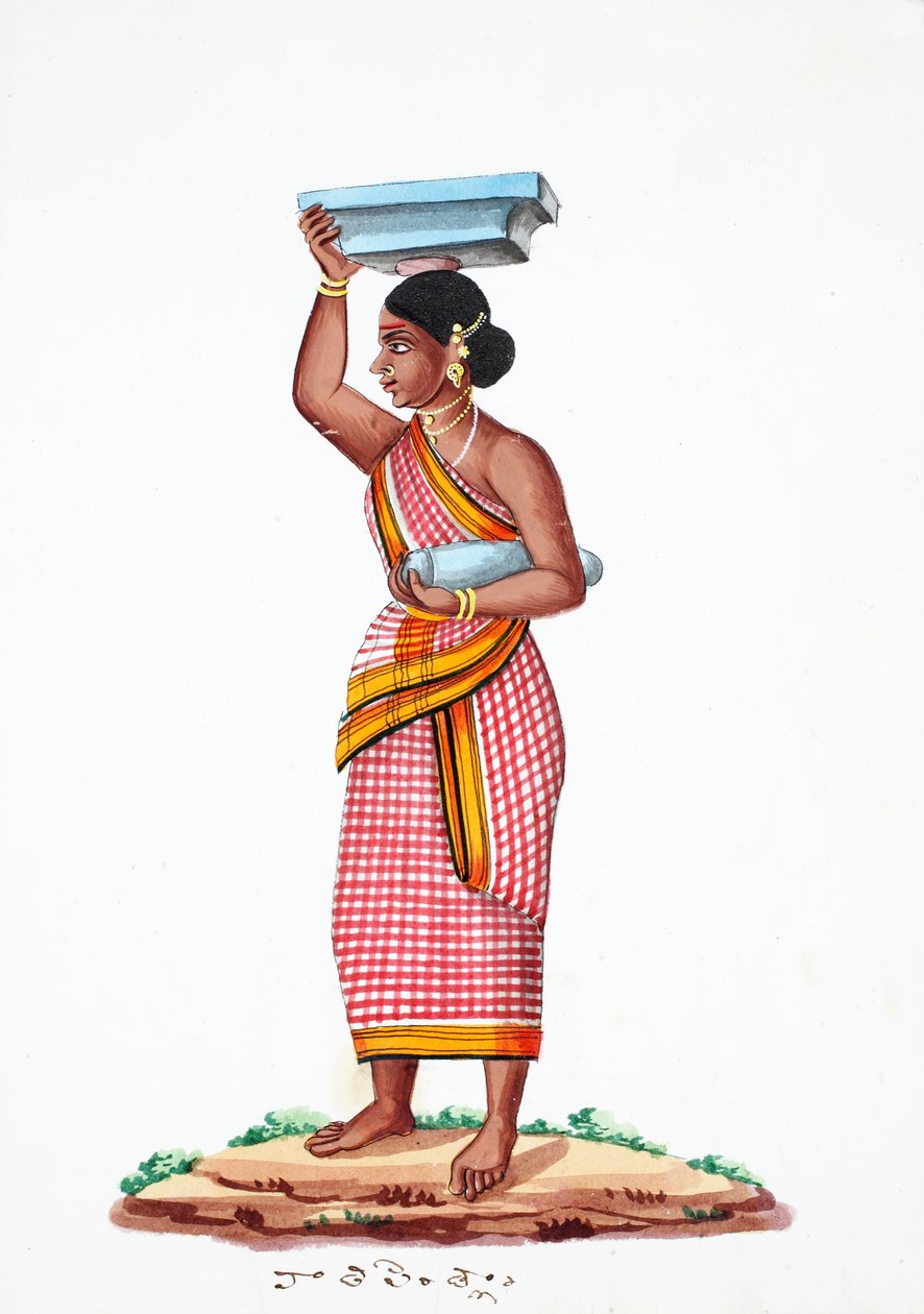 Trasporto di pietre da Indian School