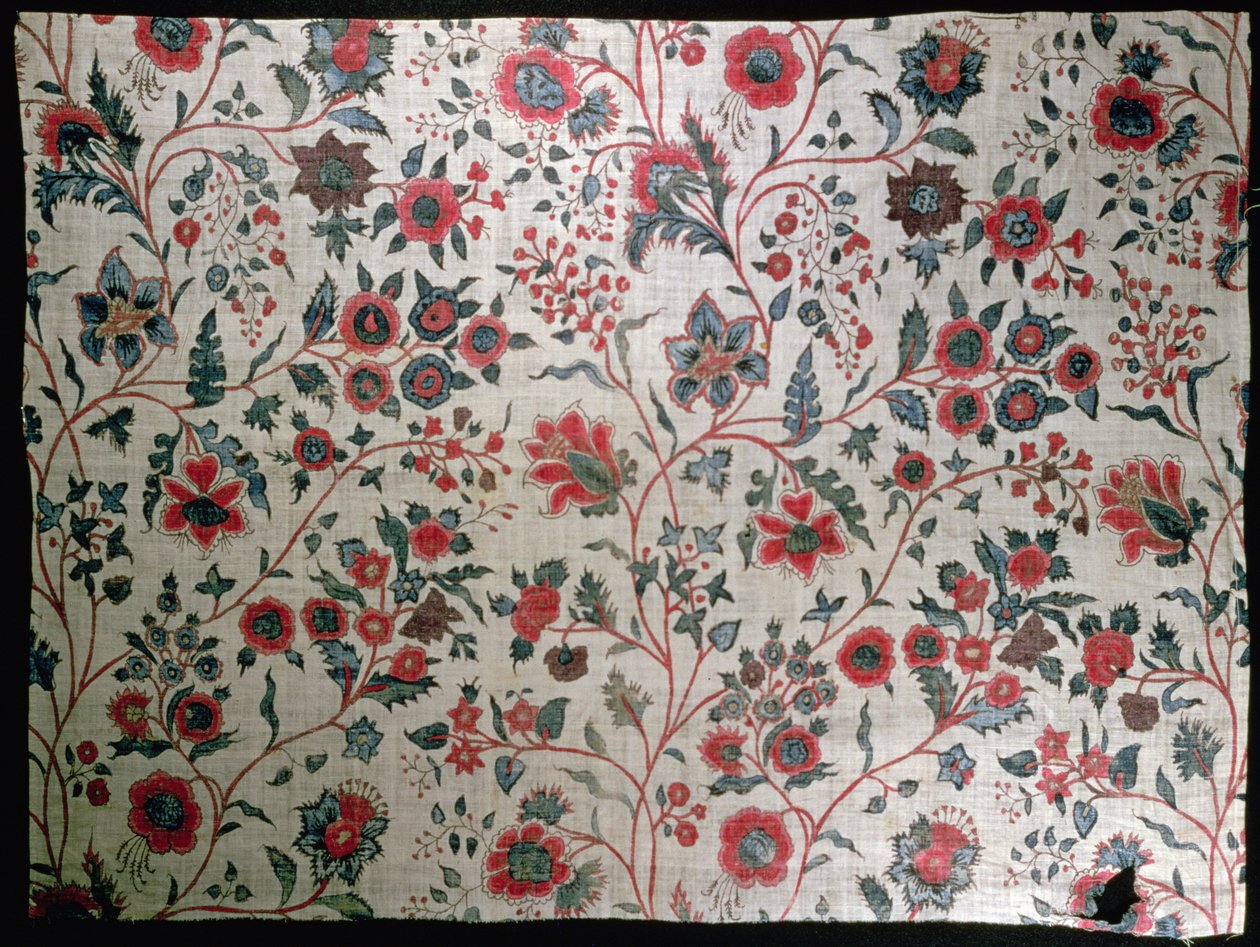 Tessuto decorativo, 1725-50 da Indian School