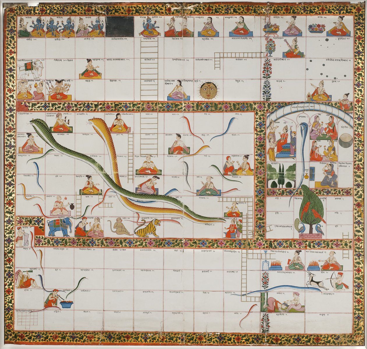 Progetto per il gioco di Serpenti e Scale da Indian School