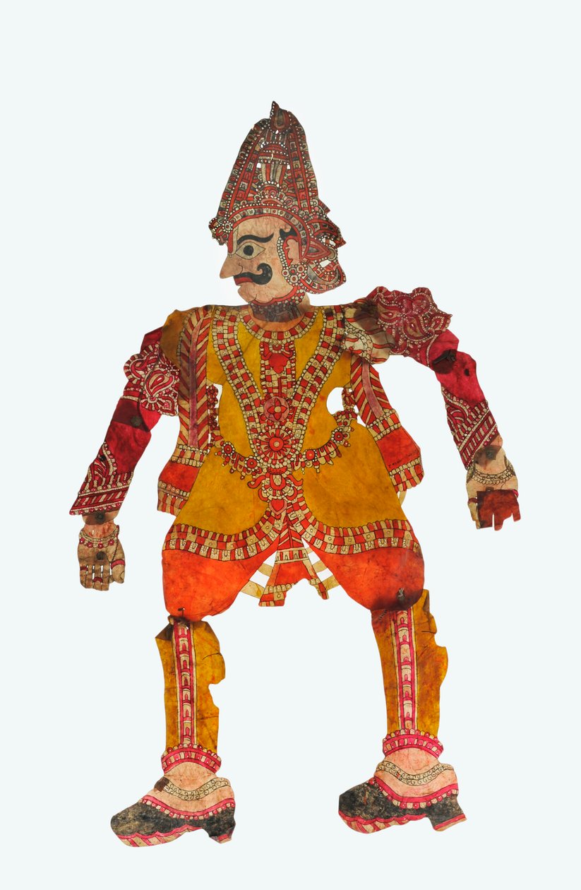 Burattino gigante ombra del Karnataka da Indian School