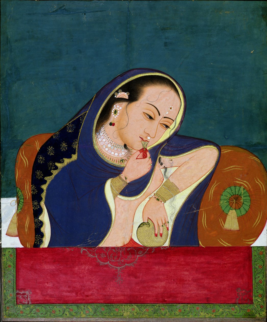 Signora ubriaca alla finestra, fine XVIII secolo da Indian School