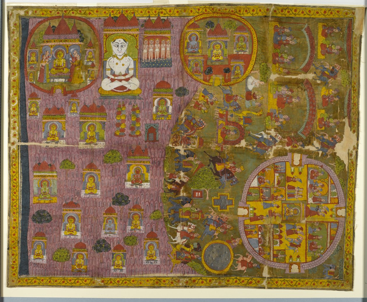Pellegrinaggio Jain, Rajasthan, c.1750 da Indian School