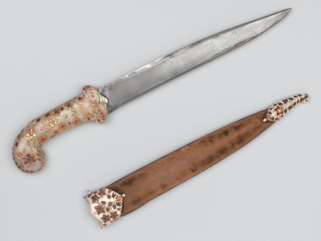 Khanjar appartenuto a Tipu Sultan, preso a Seringapatam, circa 1799 da Indian School