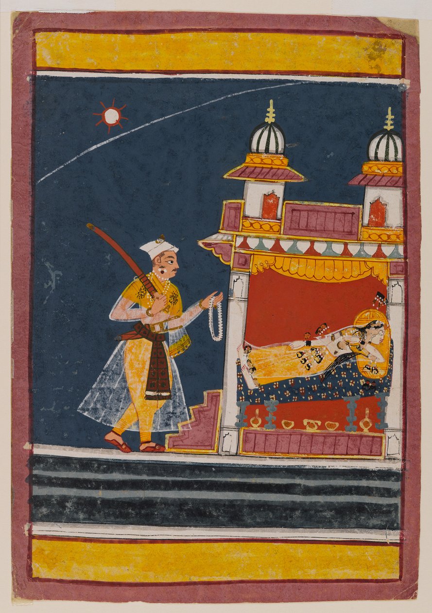 Lalita Ragini, c.1650 da Indian School