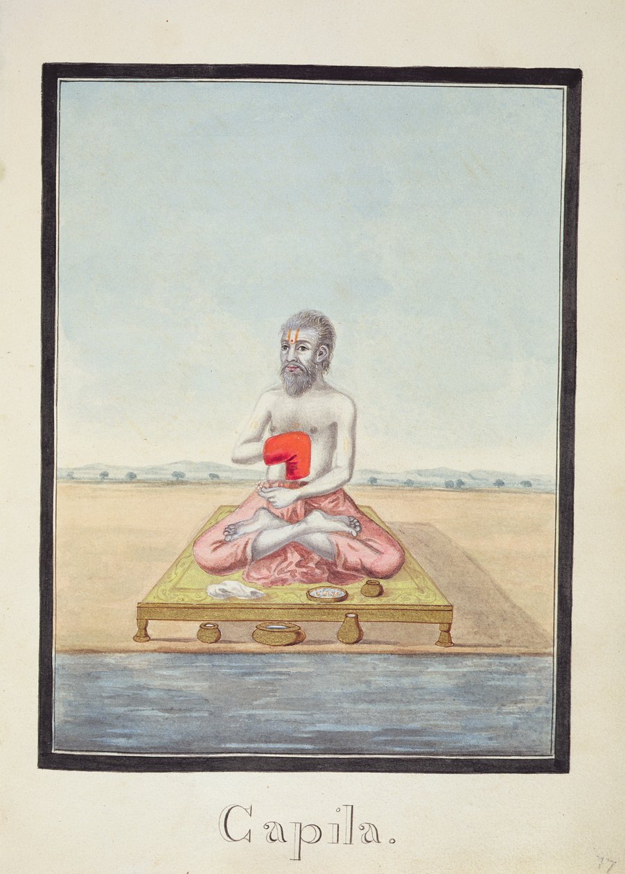 MSS EUR C 116/1 f.77r Il saggio, Kapila, dall