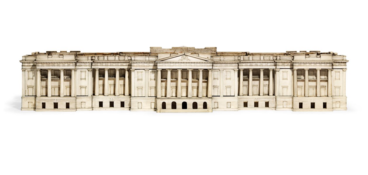 Modello del Palazzo Hazarduari, Murshidabad, c.1835 da Indian School