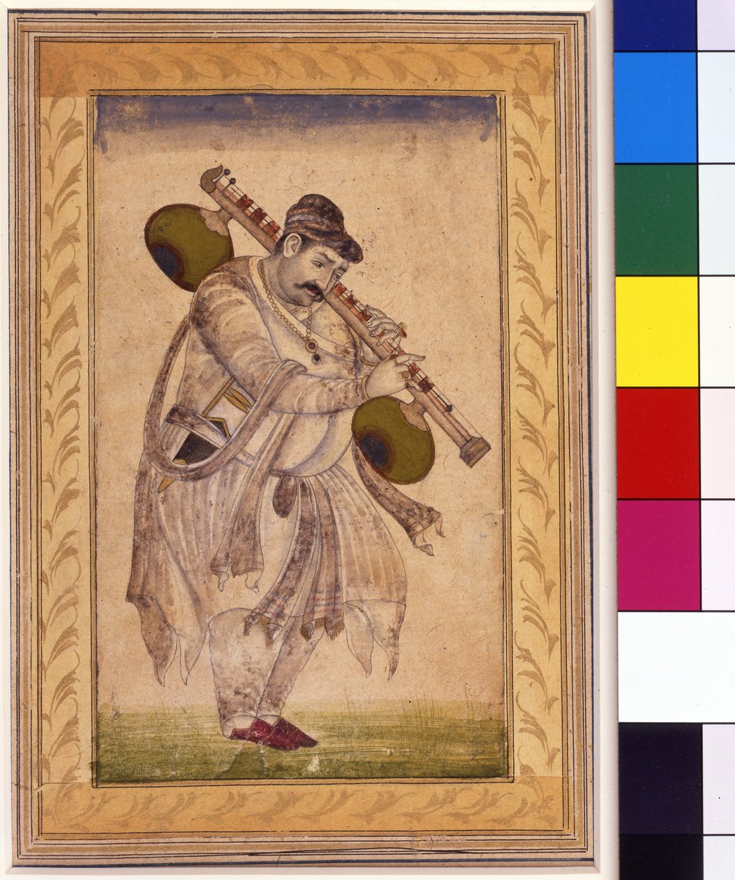 Naubat Khan, il suonatore di vina da Indian School