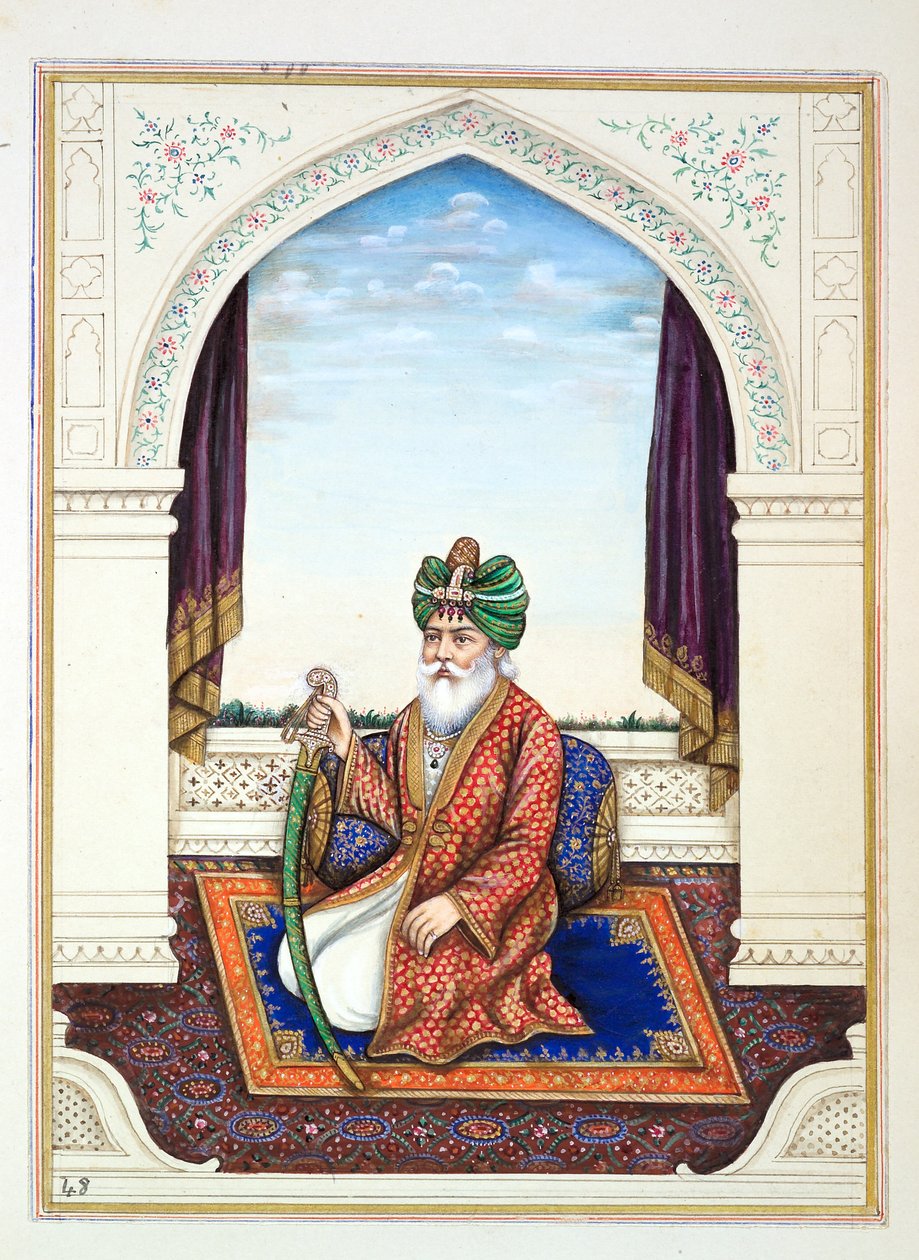 Nawab Mozaffir Khan (Multani), dal Regno del Punjab, i suoi Sovrani e Capi, volume II da Indian School