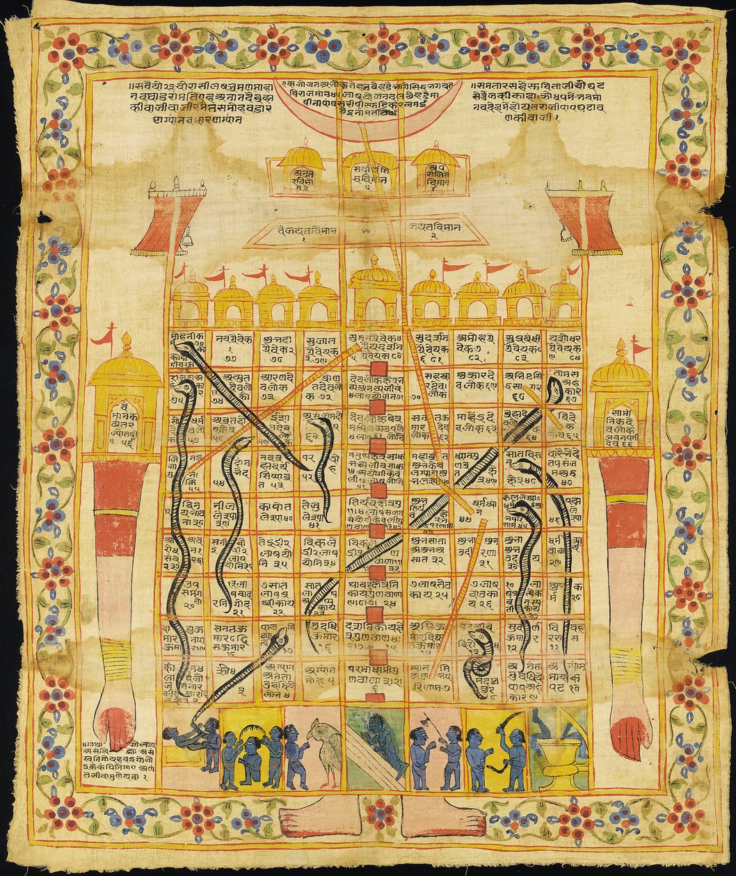 Dipinto di Gyan Bazi, Rajasthan, fine XVIII secolo da Indian School