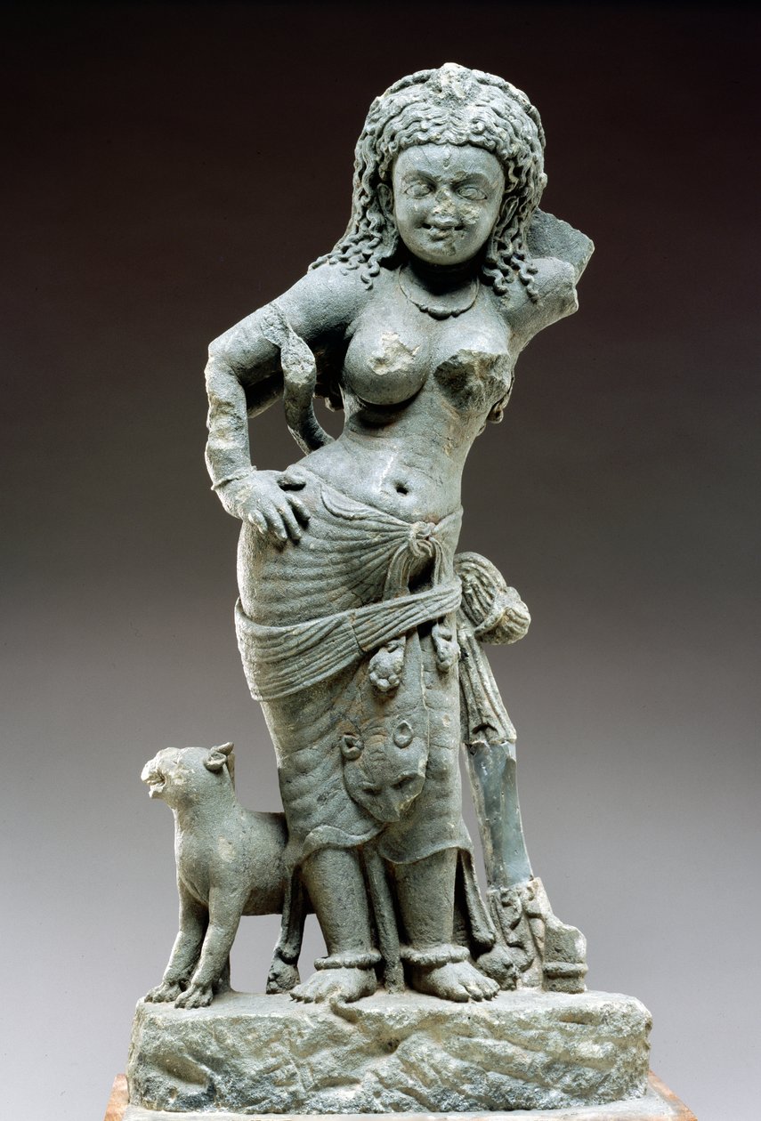 Parvati, cultura di Samlaji, 500 d.C. da Indian School